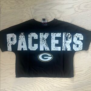 NFL Black and White Crop Top